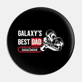 Galaxy best dad dodolorian star war t shirt Pin