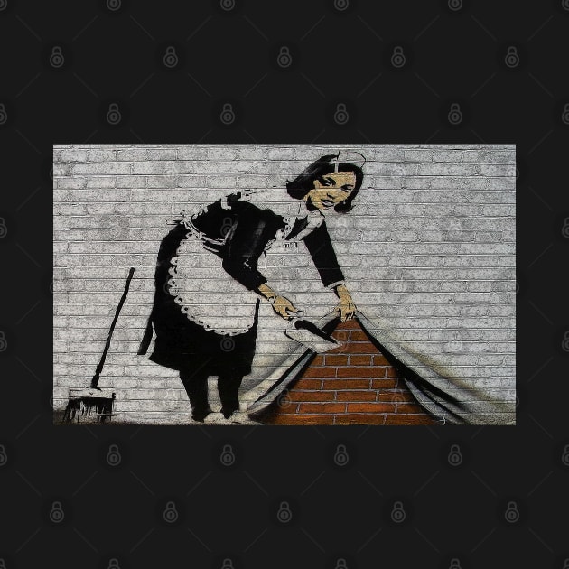 Banksy's Sweeping it Under the Carpet by DesignsByDebQ