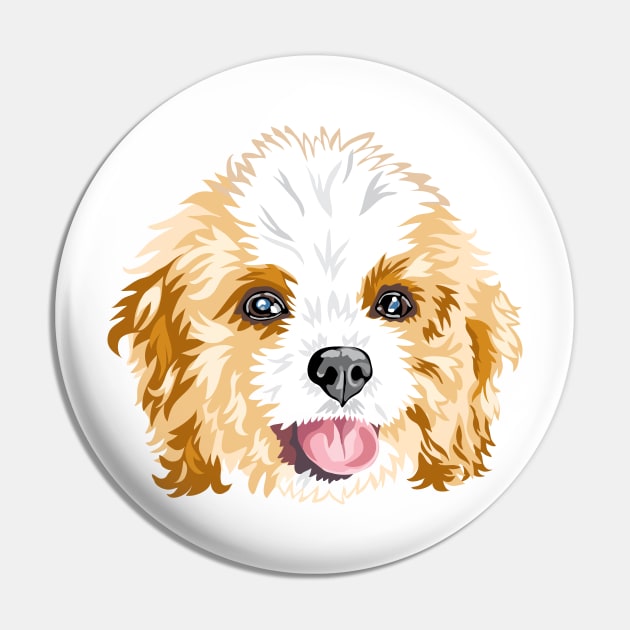 Gracie the Cavoodle Pin by MichellePhong