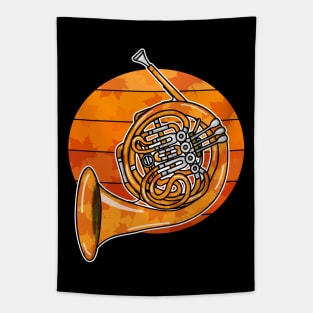 Fall French Horn Hornist Brass Musician Autumn Tapestry