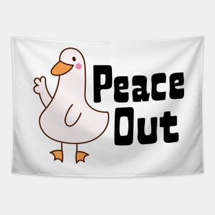 Peace out - goose Tapestry