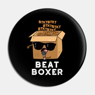 Beat Boxer Cute Beatboxer Box Pun Pin
