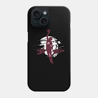 Jarrett Allen Cleveland Silhouette Phone Case