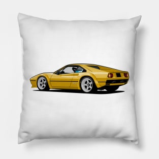 yellow horse Pillow