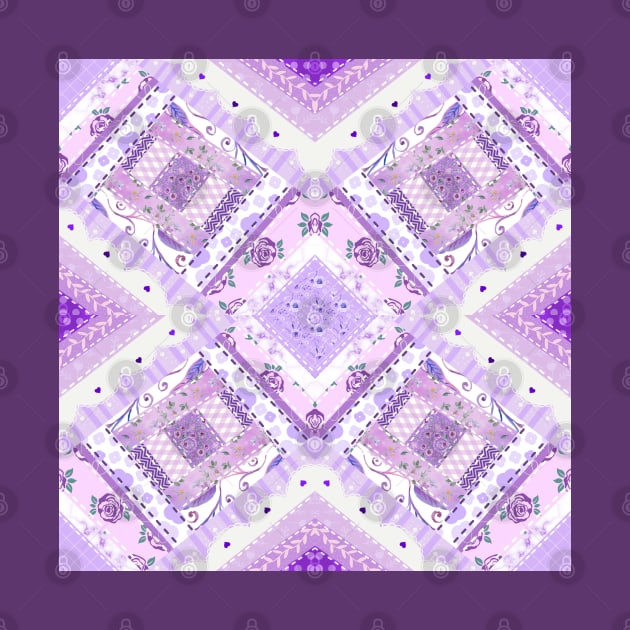 Quilted Purples by StuffWeMade