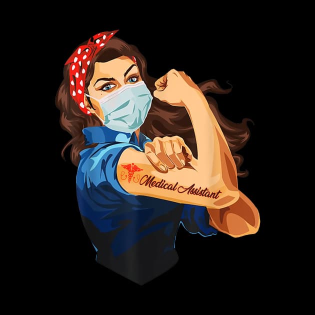 Strong Woman Medical Assistant Nursing Nurse by RoseKinh