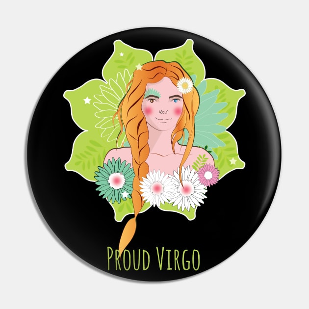 Proud Virgo Pin by emma17