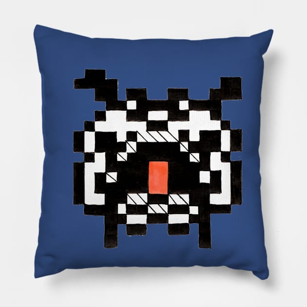 Pixel Mo Pillow by MightyFam