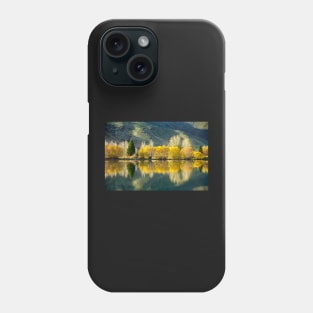 Autumn Reflections, South Island New Zealand Phone Case