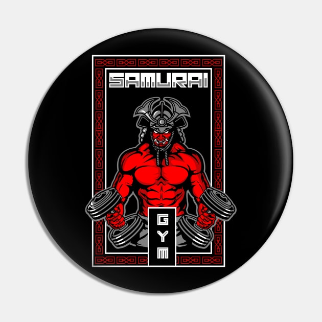 SAMURAI GYM Pin by beanbeardy