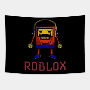 t-shirt roblox girl Tapestry by CuteDesignOnly