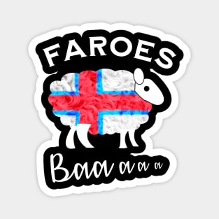 Faroes Flag Sheep Magnet