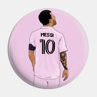 Lionel Messi Football Player Pin