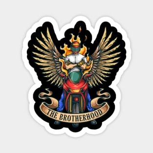 The Brotherhood Biker Magnet