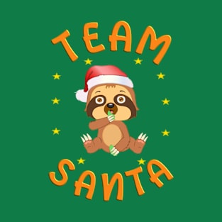 Team Santa Sloth T-Shirt