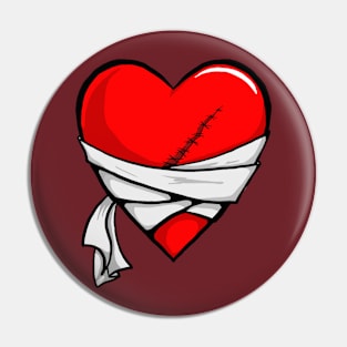 Recovery Heart Pin