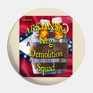 Arkansas Keg Demolition Squad Pin