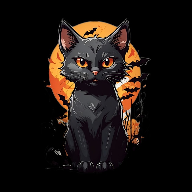 Halloween Black Cat by ArtZone