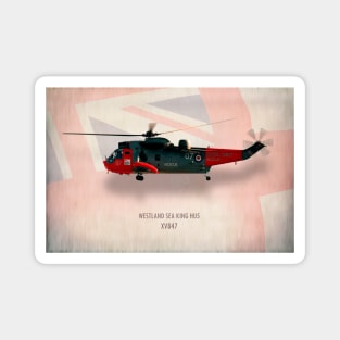 Westland Sea King HU5 XV847 Magnet