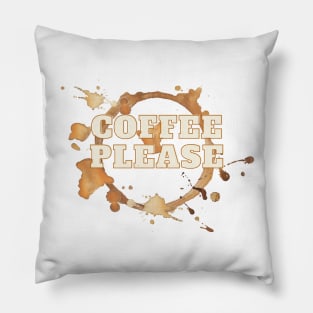 Coffee please! Pillow