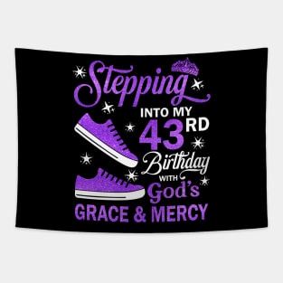 Stepping Into My 43rd Birthday With God's Grace & Mercy Bday Tapestry