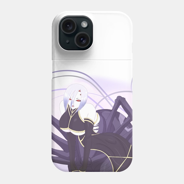 Rachnera-chan Phone Case by stagetechyart