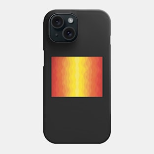 Yellow and orange waves Phone Case