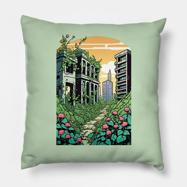 Back to the Earth: The City Pillow by Sieve's Weave's