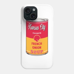 Kansas City Chiefs Soup Can Phone Case