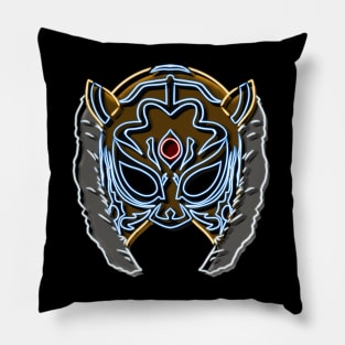 Tiger mask bg Pillow