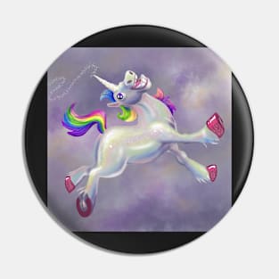 Supabright Rainbow Unicorn of Joy Pin