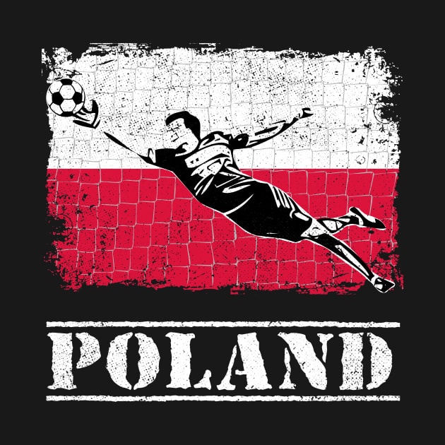 Poland Soccer Goalie Goal Keeper Shirt by zeno27