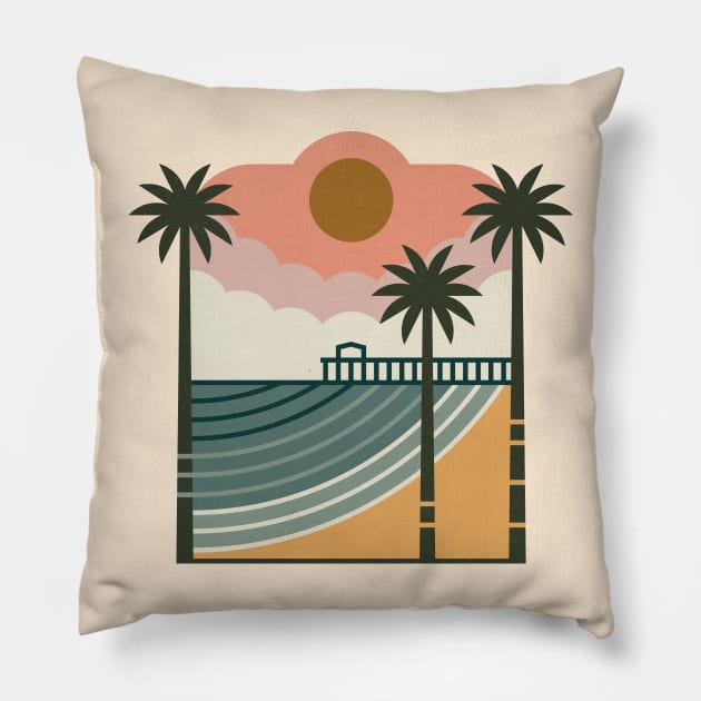 The Pier Pillow by Thepapercrane