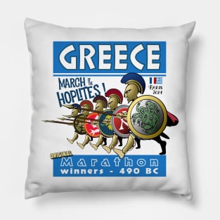 Greece - Olympics 2024 - March of the Hoplites! Pillow