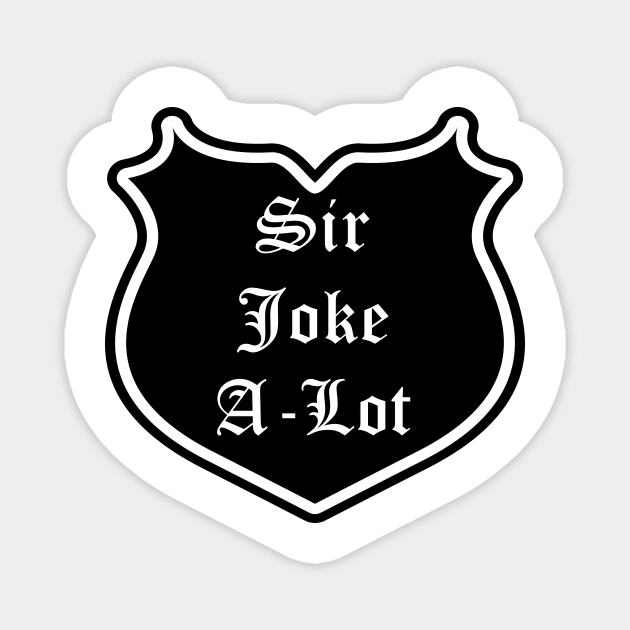 Sir Joke-A-Lot Emblem Magnet by Red'n'Rude