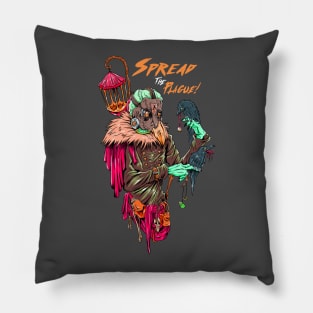 spread the plague Pillow