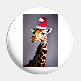 Christmas Giraffe (Christmas Animals) Pin