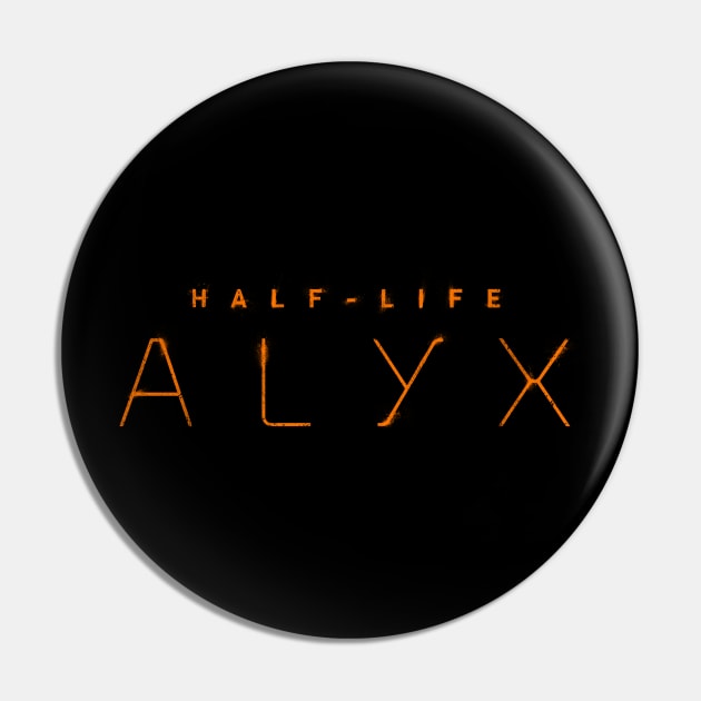 Half-Life Alyx Logo [Texturized!] Pin by José Ruiz