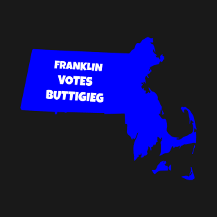 Massachussets Franklin votes Buttigieg T-Shirt