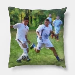 Soccer - Kicking Soccer Ball Pillow