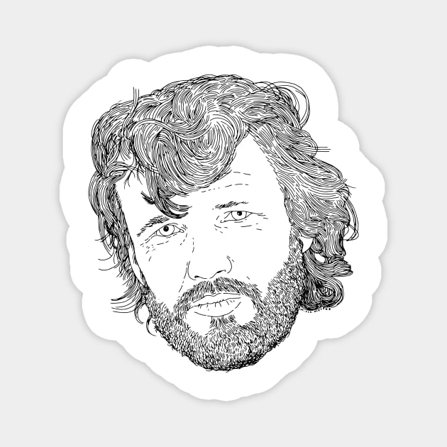 Kris Kristofferson Magnet by TheCosmicTradingPost