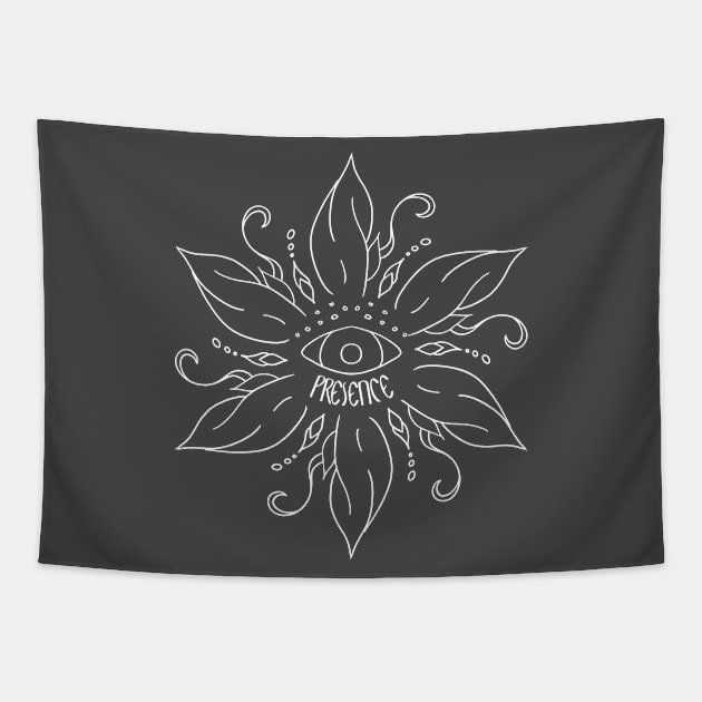 Meditation Presence - Third Eye - Yoga Shirt Tapestry by ChateauDeNuage