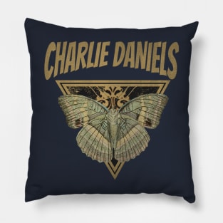 Charlie Daniels // Fly Away Butterfly Pillow