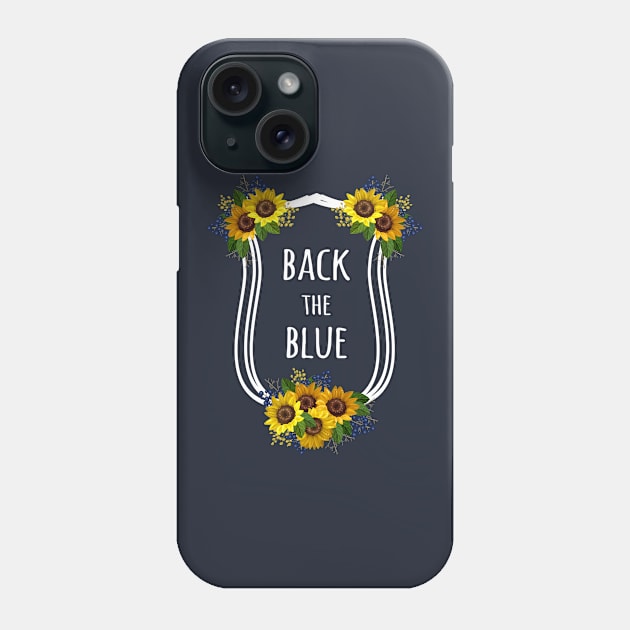 Back The Blue Phone Case by outdoorlover
