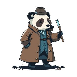 Panda in vintage clothes T-Shirt
