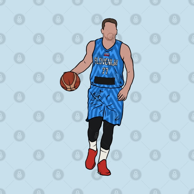 Luka Doncic Slovenia by rattraptees