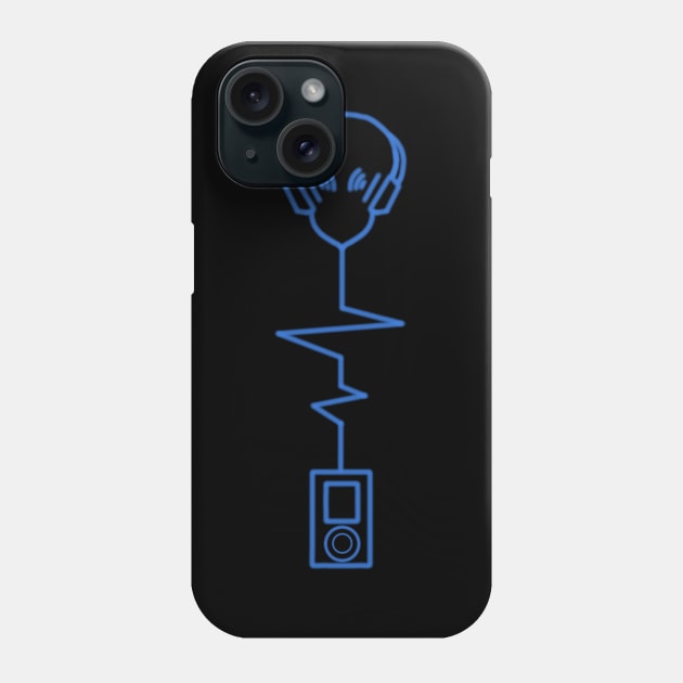 My music, my pulse Phone Case by HoloSayer