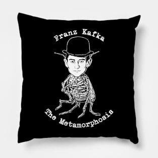 The Metamorphosis of Franz Kafka Background Black Pillow