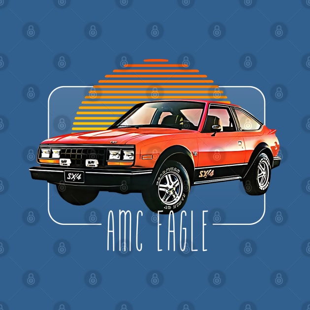 AMC Eagle / Retro Classic Car Lover Design by DankFutura