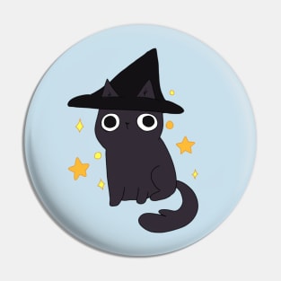 Cute wizard cat Pin